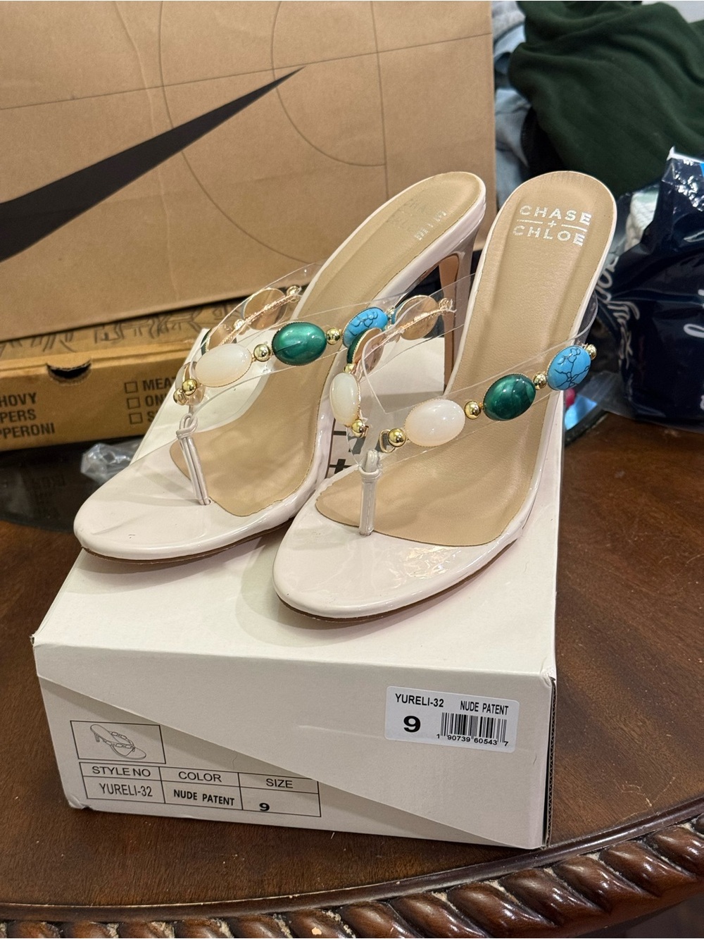 Chase and Chloe beaded sandal - Picture 3 of 4